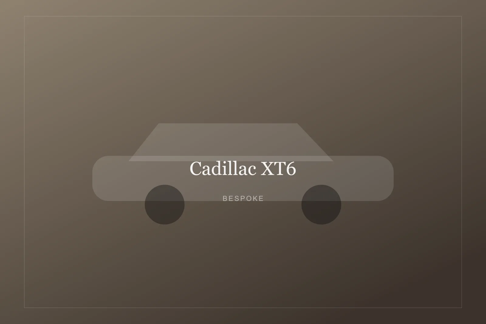 Cadillac XT6 — Executive Sedan for hire in NYC
