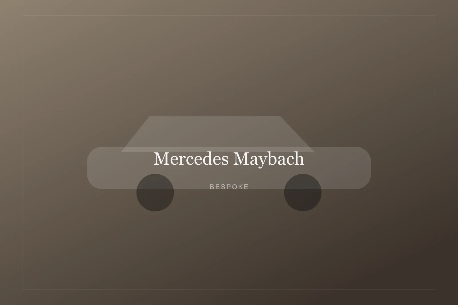 Mercedes Maybach — First-Class Sedan for hire