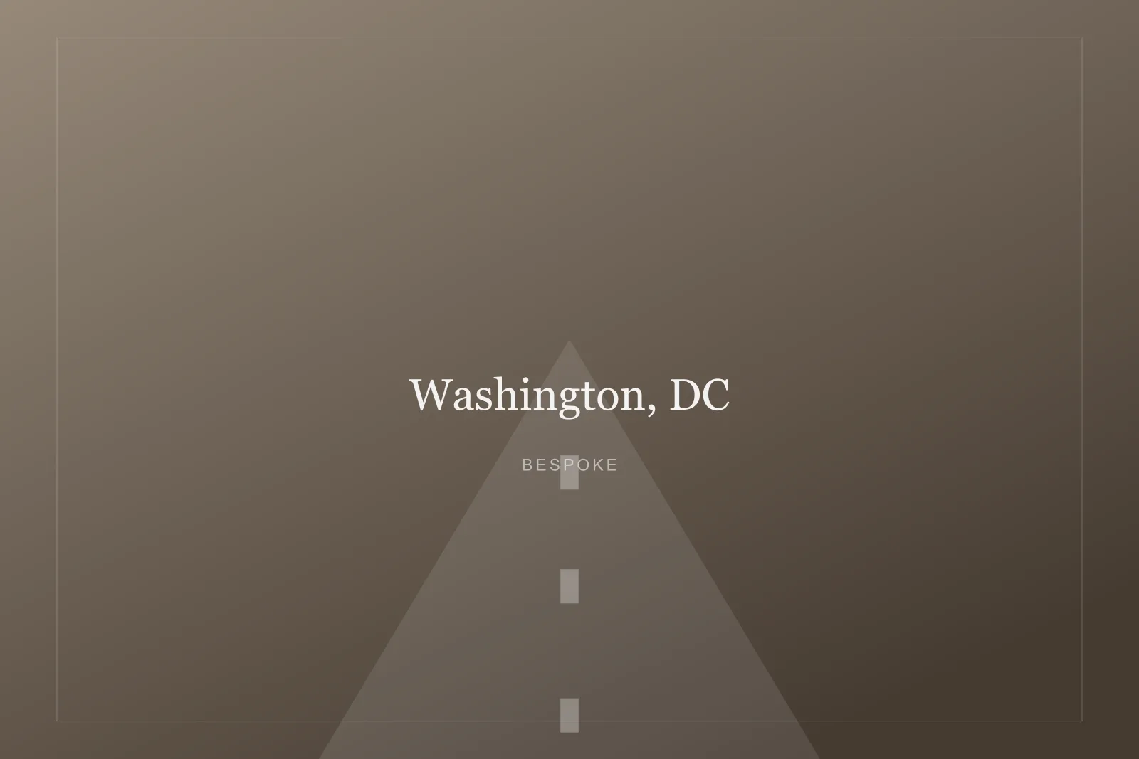 The road from New York City to Washington, DC